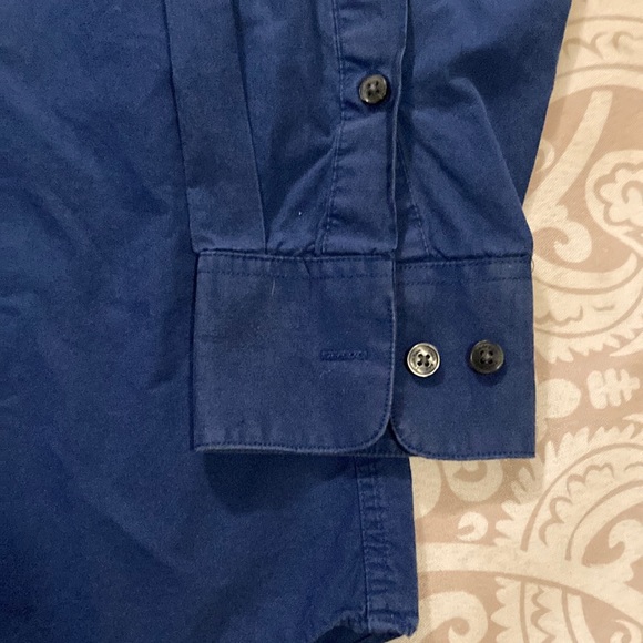 Calvin Klein Men’s Button Down • 14.5 Neck • Dark Blue • Gently Used - Picture 3 of 12